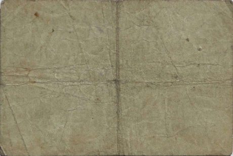 Реверс банкноты 1 франк - Гарантированный кредит от 70 коммун в оккупированной зоне (Франция) 1915 года