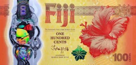 Новий 100-центовий нумізматичний продукт Фіджі (BNP514a) представлений 08.08.2022