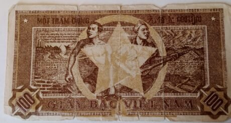 Реверс банкноты 100 донгов (Вьетнам)