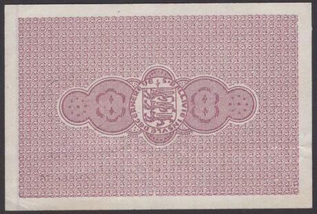 Реверс банкноты 6 пенсов (Гернси) 1941 года