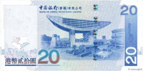 Реверс банкноты Banknot dolarowy Banku Chin (Hongkong) z 2003 r.