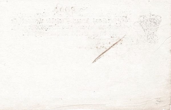 Реверс банкноты 1 ригсдалер, 5 подписей (Дания) 1713 года