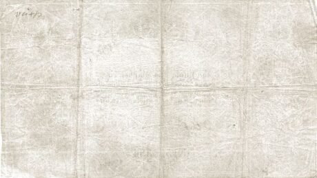 Реверс банкноты 5 ригсдалер, нет отпечатанных марок (Дания) 1872 года