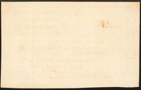 Реверс банкноты 1/2 ригсдалер (Дания) 1803 года