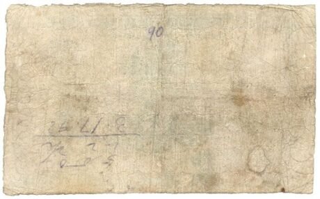 Реверс банкноты 5 фунтов, Национального банка (Ирландия) 1908 года