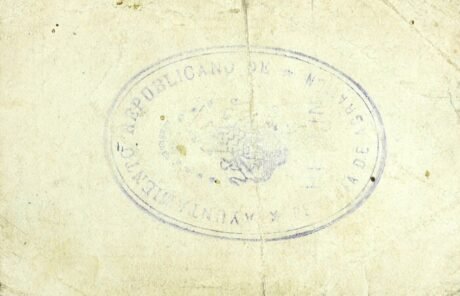 Реверс банкноты 1 песета Аграмон (Испания)