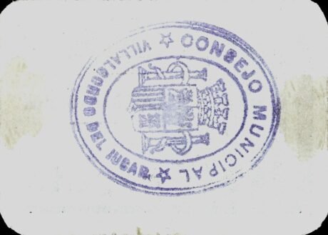 Реверс банкноты 1 песета Вильяльгордо дель Хукар (Испания)