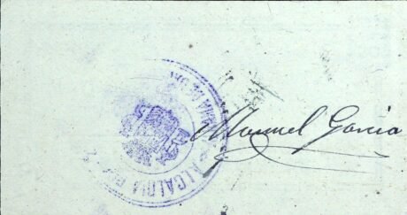 Реверс банкноты 50 centymów Alhama de Salmeron (Hiszpania)