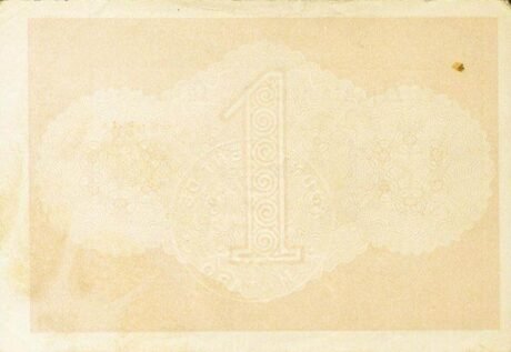 Реверс банкноты 1 песета Матаро (Испания) 1937 года