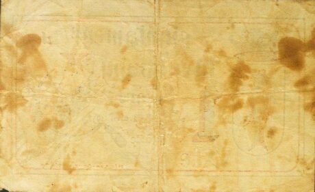 Реверс банкноты 1 peseta Montmagny-Figaro (Hiszpania) 1937