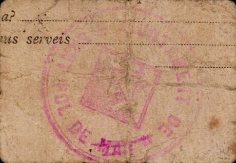 Аверс банкноты 1 peseta Sant Pol de Mar (Hiszpania)