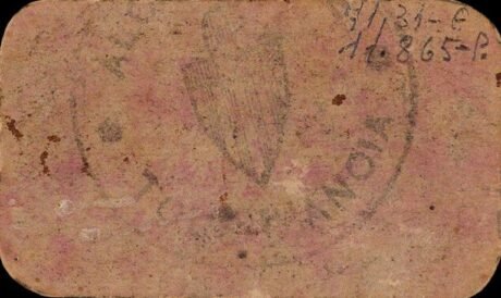 Реверс банкноты 50 сантимов Тус д'Анойя (Испания)