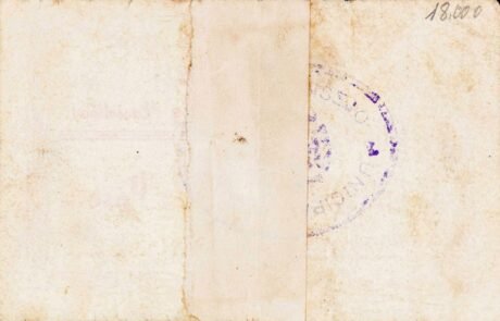 Реверс банкноты 1 песета Калиг (Испания)