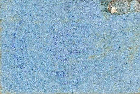 Реверс банкноты 50 сантимов Малагон (Испания) 1937 года