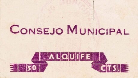 Аверс банкноты 50 centymów Alquife (Hiszpania)