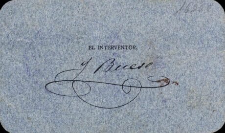 Реверс банкноты 1 peseta Uguijar (Spain) 1937