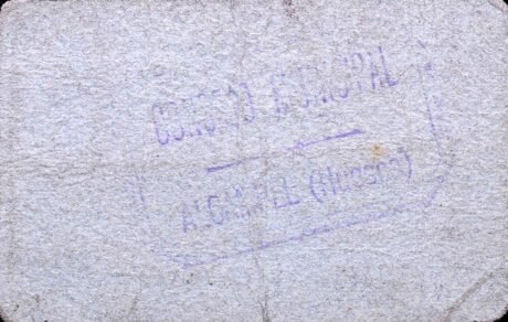 Реверс банкноты 50 centymów Alcampel (Hiszpania)