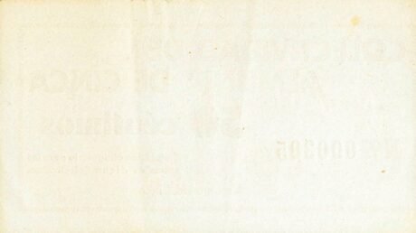 Реверс банкноты 50 centymów Almunia de Cinca (Hiszpania)