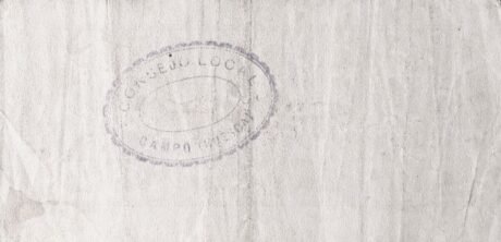 Реверс банкноты 0,05 peset Campo (Hiszpania) 1937