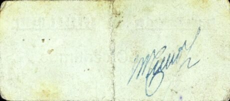 Реверс банкноты 50 centimes Espelúy (Hiszpania)