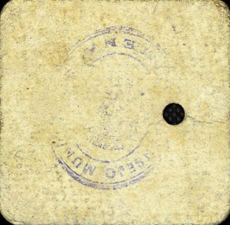 Реверс банкноты 25 centymów Ximena (Hiszpania)