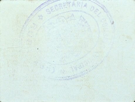 Реверс банкноты 10 Сентимо Рус (Испания)