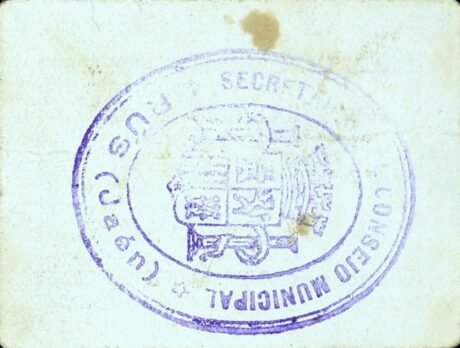 Реверс банкноты 1 песета рус (Испания)