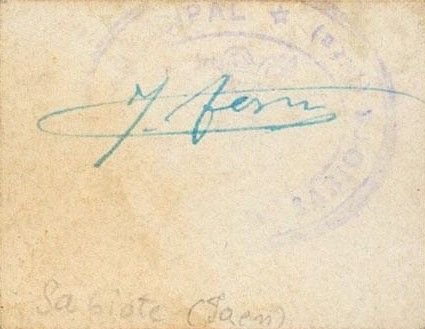 Реверс банкноты 10 centymów Sabiote (Hiszpania)