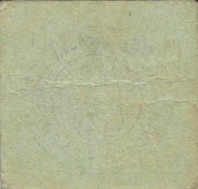 Реверс банкноты 10 centymów Alfarras (Hiszpania)