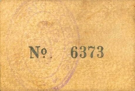 Реверс банкноты 1 peseta Belvis (Spain) 1937