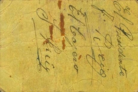 Реверс банкноты 0,50 peset Coll de Nargo (Hiszpania)