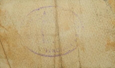 Реверс банкноты 50 centymów Malda (Hiszpania) 1937