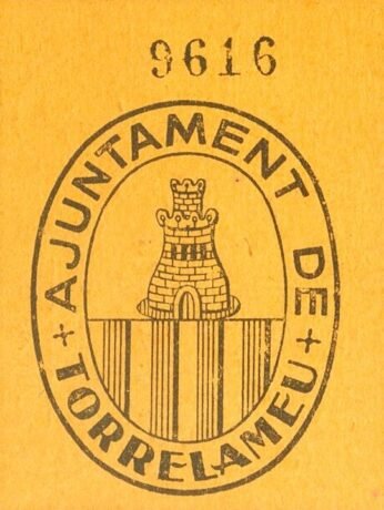 Реверс банкноты 10 сантимов Торреламеу (Испания) 1937 года