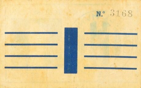 Реверс банкноты 1 Peseta Tremp (Hiszpania)