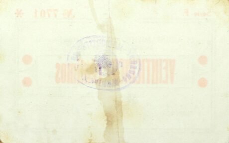 Реверс банкноты 25 centymów Fortuna (Hiszpania) 1937