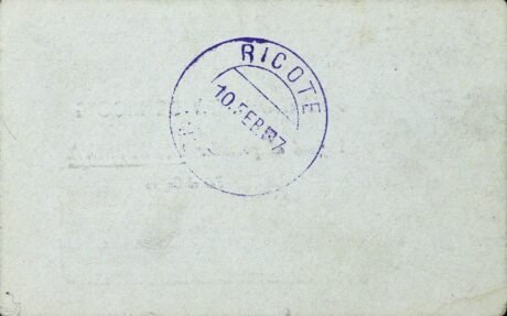 Реверс банкноты 1 peseta Ricote (Spain) 1937