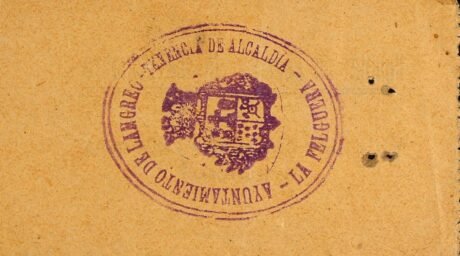 Реверс банкноты 50 сантимов Ла Фельгера (Испания)