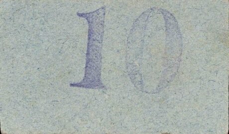 Аверс банкноты 10 сантимов Бонастр (Испания)