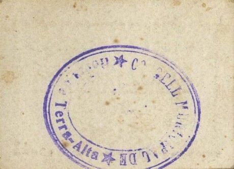 Реверс банкноты 25 сантимов Орта де Терра Альта (Испания)