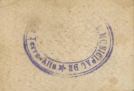 Реверс банкноты 50 сентимошей Орта де Терра Альта (Испания)