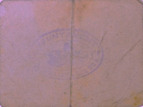 Реверс банкноты 25 centymów La Galera del Pla (Hiszpania) 1937