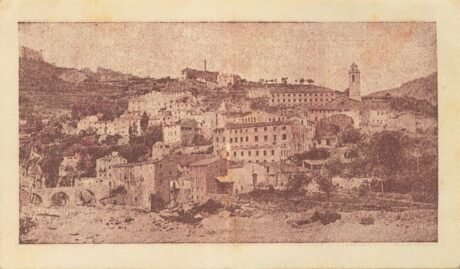 Реверс банкноты 1 peseta la riba (Spain) 1937