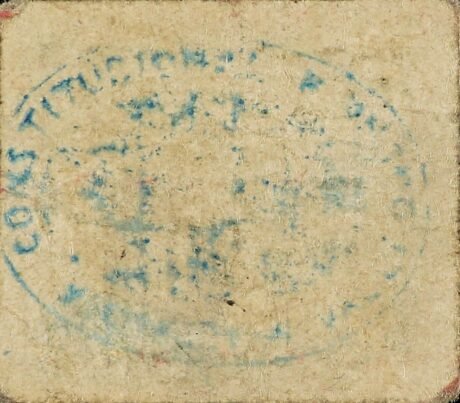 Реверс банкноты 20 centymów Valfogona de Riucorp (Hiszpania)