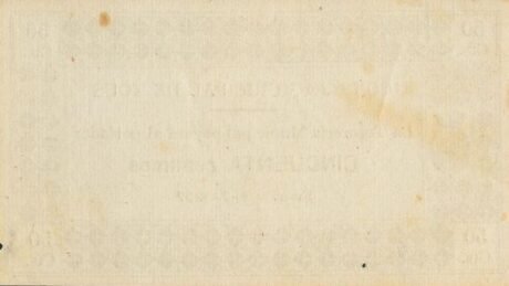 Реверс банкноты 50 сантимов Тоус (Испания) 1937 года