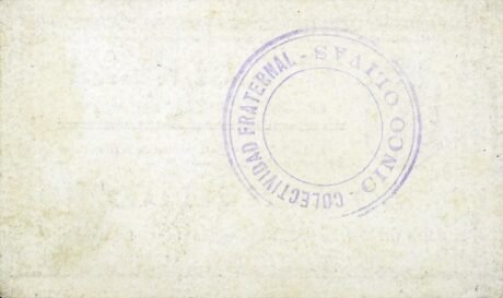 Реверс банкноты 50 Centimo Cinco Olivas (Hiszpania) 1937