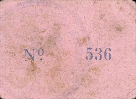 Реверс банкноты 10 centymów Barcheta (Hiszpania)