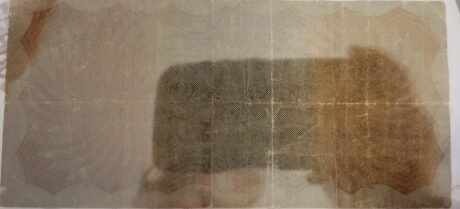 Реверс банкноты Банкнота номиналом 25 центов (Канада) 1910 года