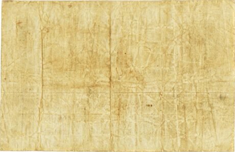 Реверс банкноты 5 долларов (Либерия) 1858 года