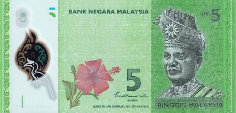 Аверс банкноты 5 ринггит (Малайзия) 2012 года