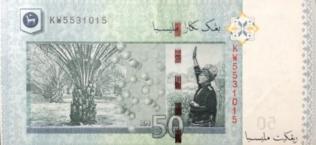 Реверс банкноты 50 ринггит (Малайзия) 2009 года